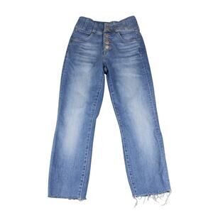 VERONICA BEARD Katherine Corset Skinny Jean Extra High Rise Waist 23 Light Blue